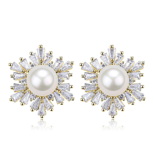 Snowflake Freshwater Pearl Jewelry Set - House Of Pearls